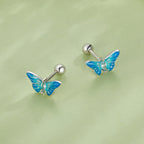 BAMOER Azure Butterfly Earrings