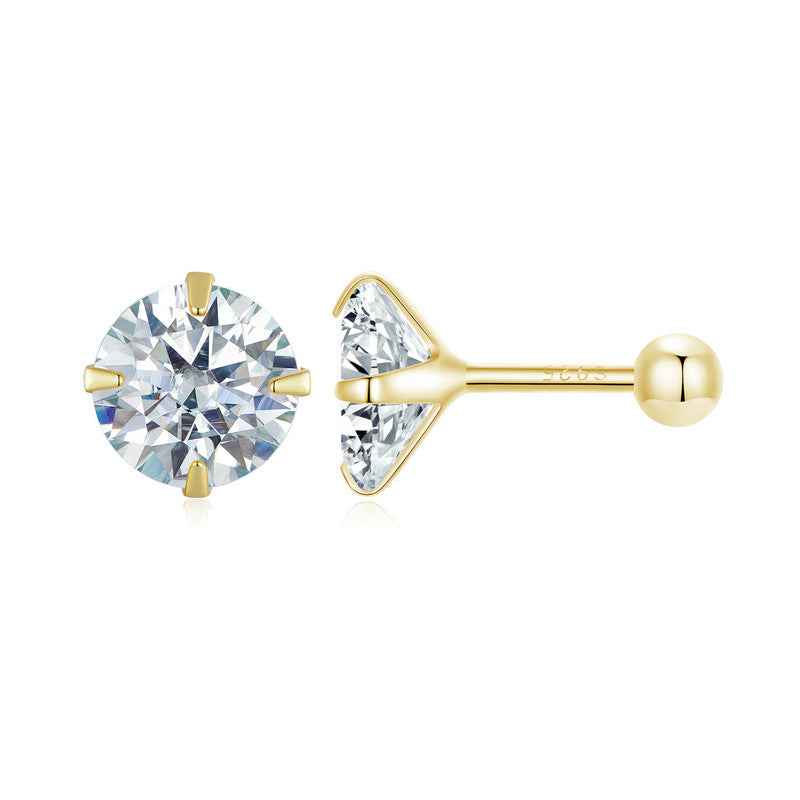 Classic 4-Prong CZ Studs