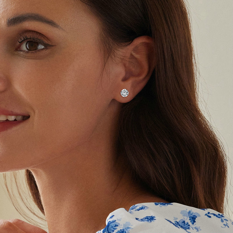 Classic 4-Prong CZ Studs