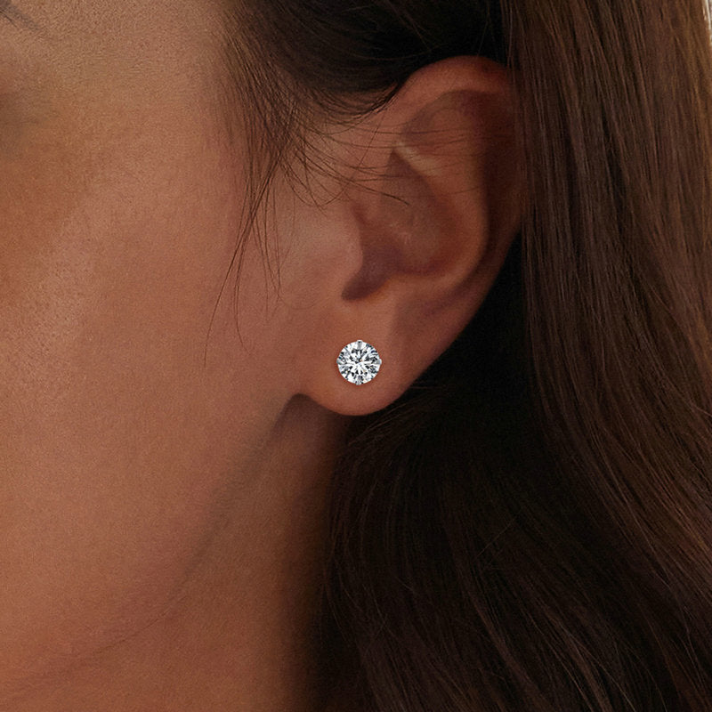 Classic 4-Prong CZ Studs