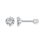 Classic 4-Prong CZ Studs