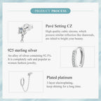 Stud & Huggie Chain Earring