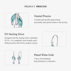 Dragonfly Leaf Earrings