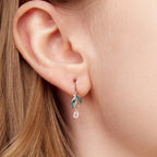 Dragonfly Leaf Earrings