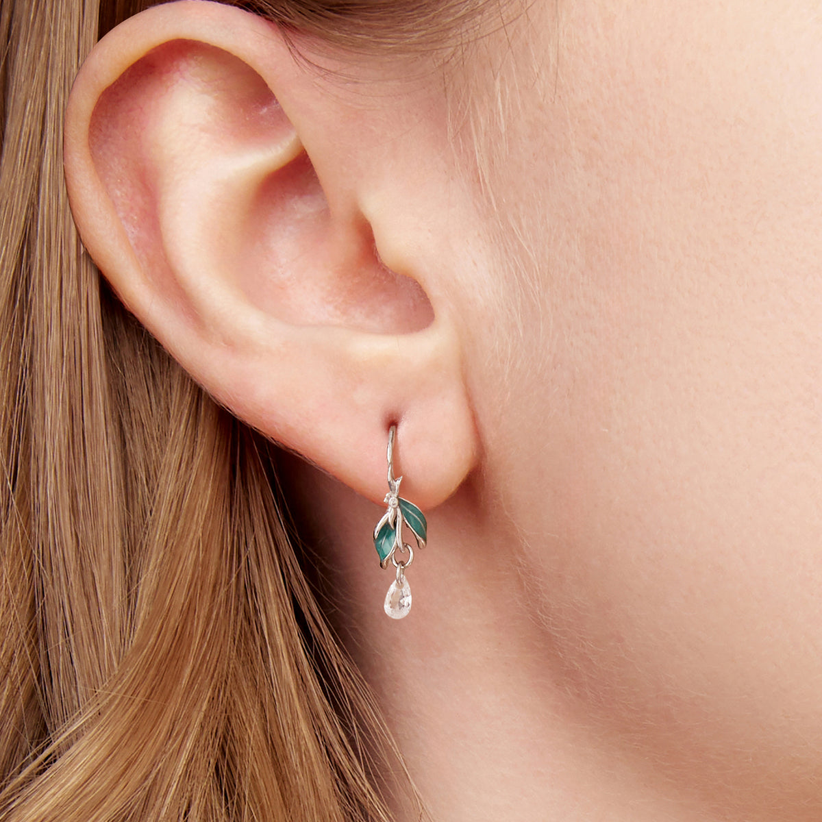 Dragonfly Leaf Earrings