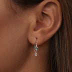 Dragonfly Leaf Earrings