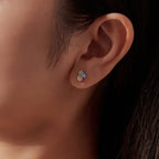 Starry Opal Single Threaded Stud Earring