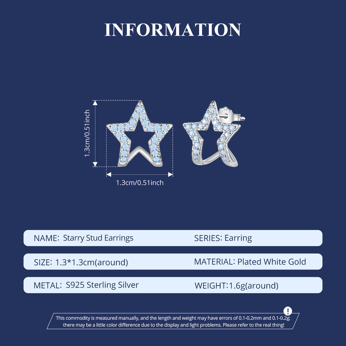 Starry Stud Earrings