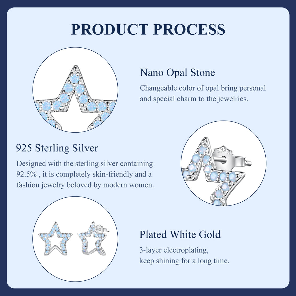 Starry Stud Earrings