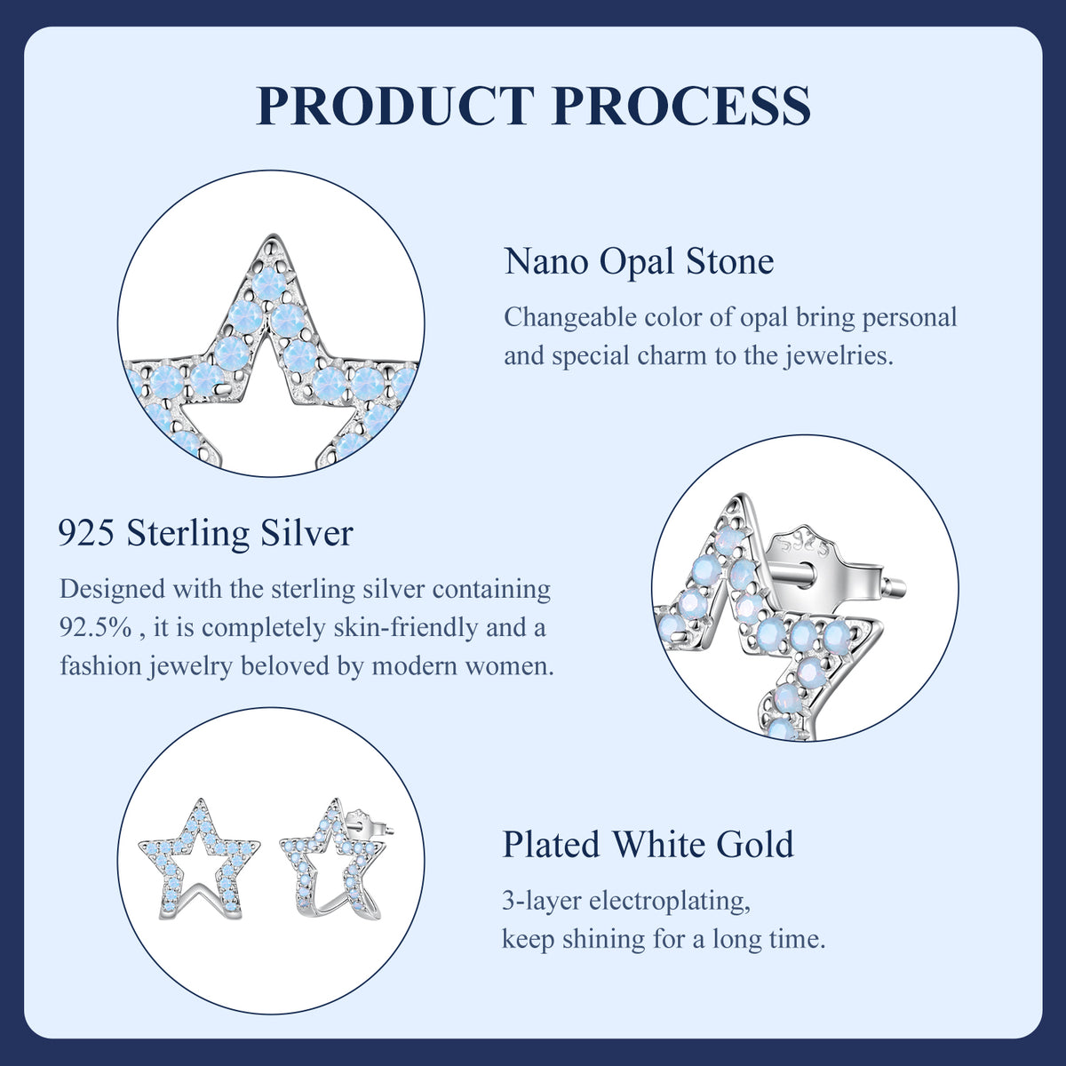 Starry Stud Earrings