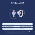 Starry Hoop Earrings