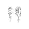 Starburst Hoop Earrings