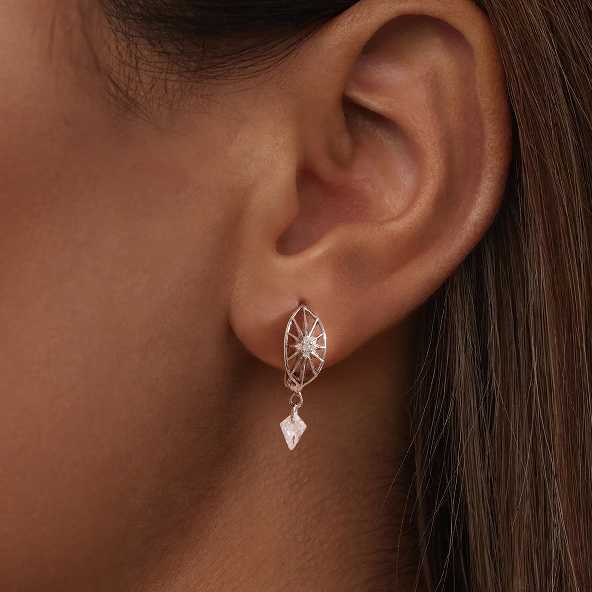 Starburst Hoop Earrings