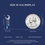 Star & Moon Single Threaded Stud Earring