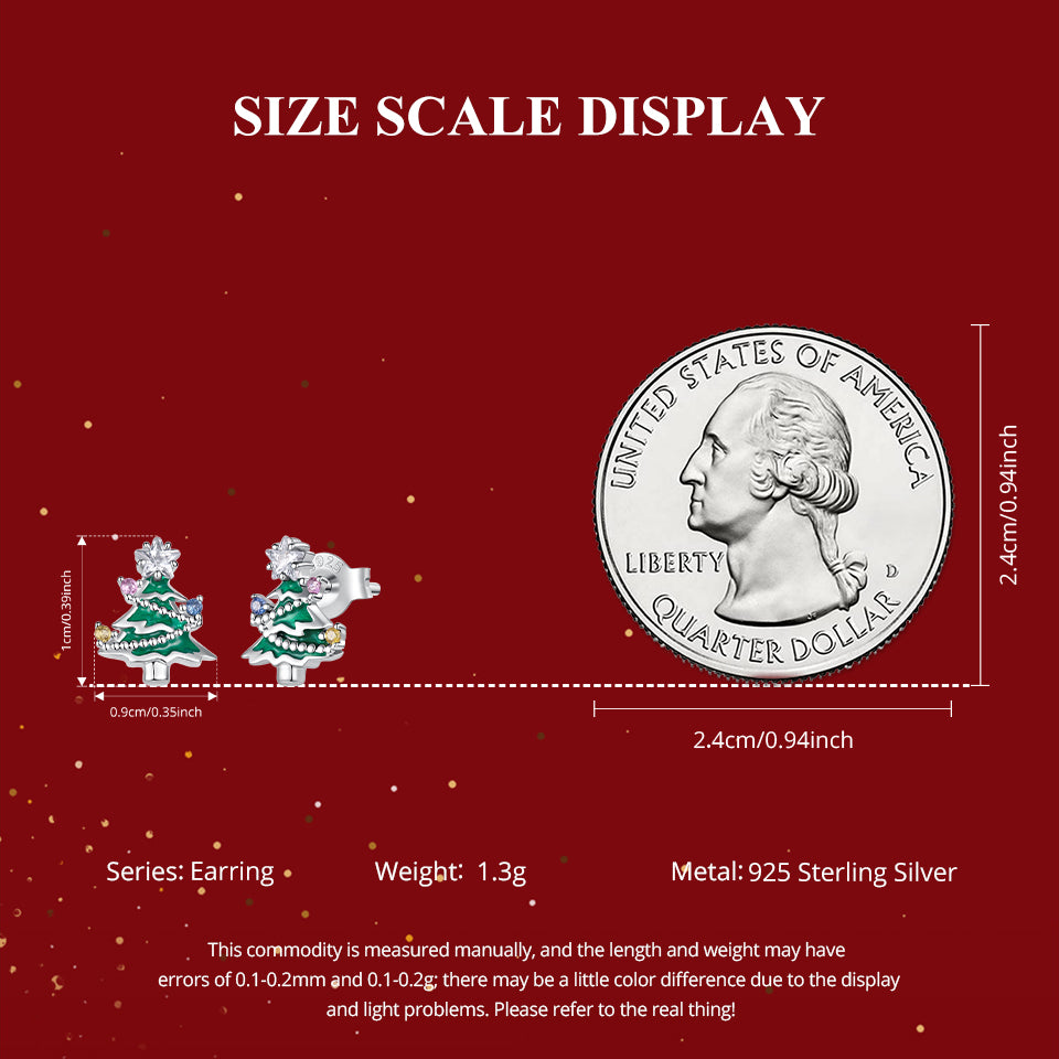 Christmas Tree Stud Earrings