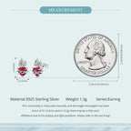 Sacred Heart Stud Earrings