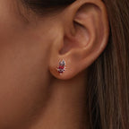 Sacred Heart Stud Earrings
