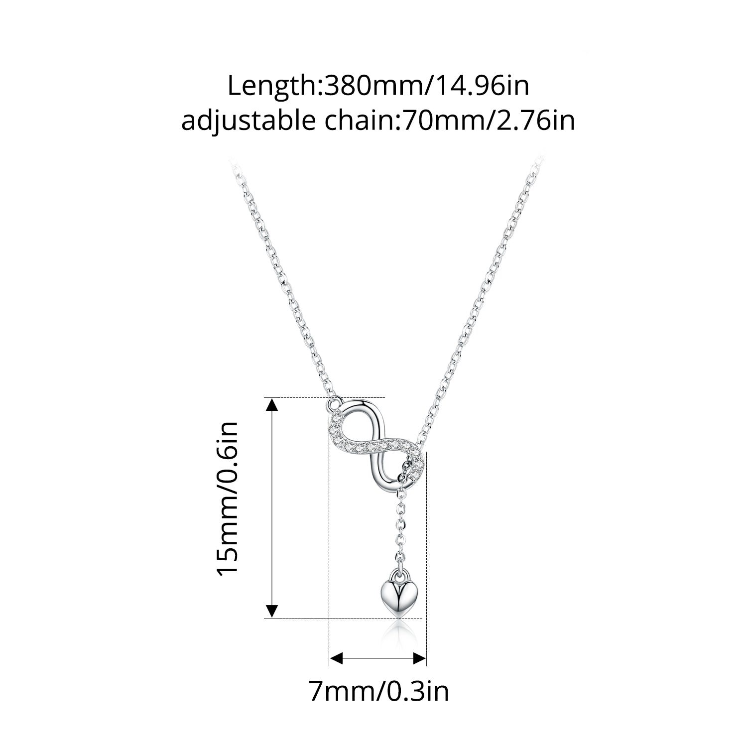 Eternal Love Drop Necklace