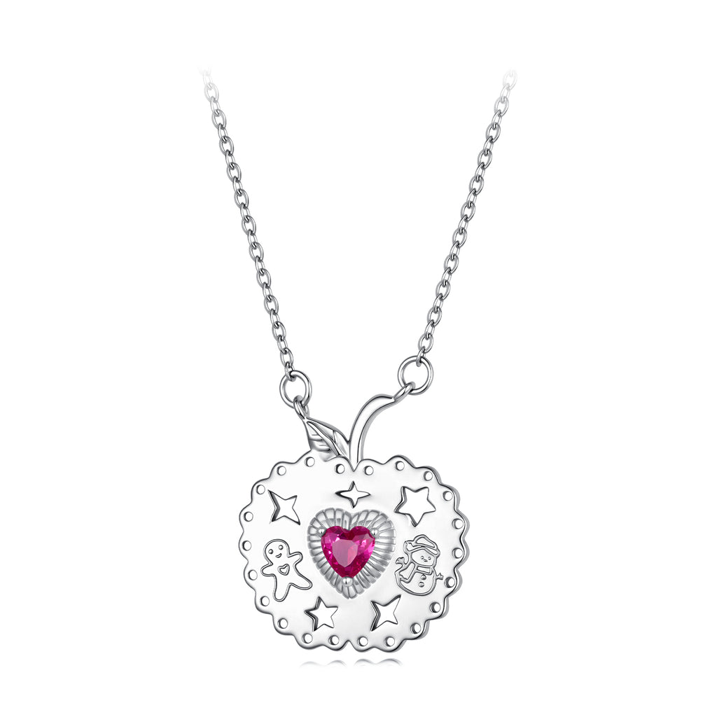 Christmas Apple Necklace
