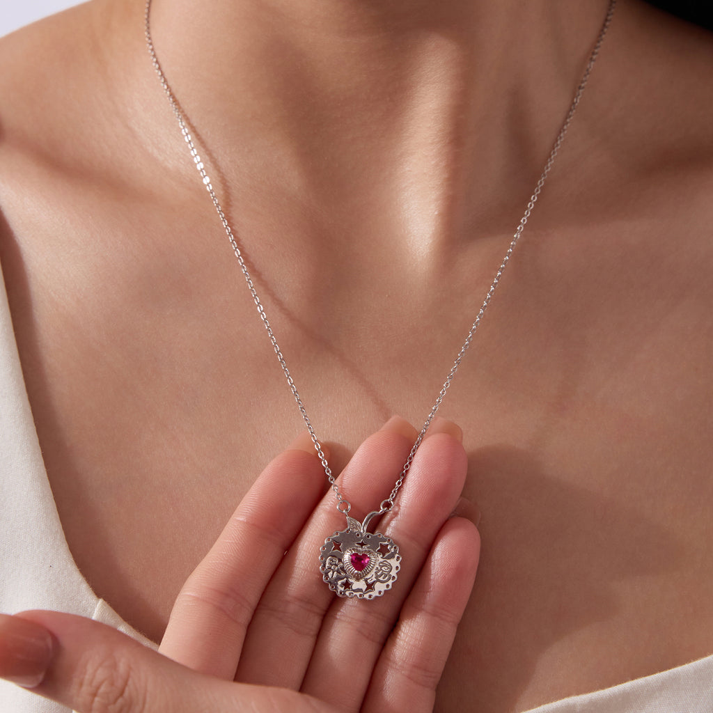 Christmas Apple Necklace