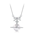 Bow Planet Necklace