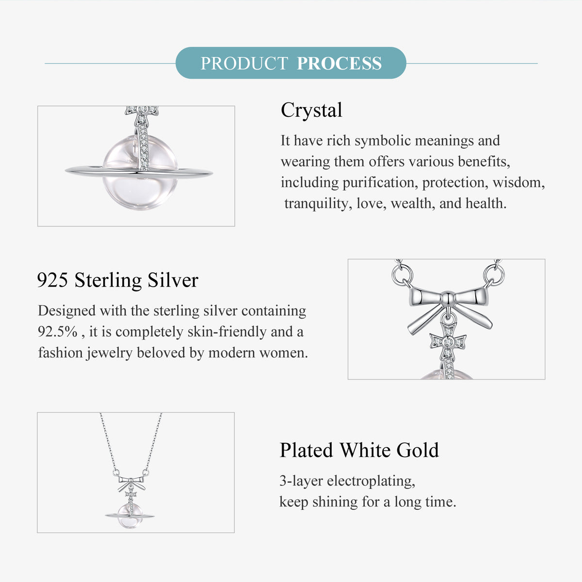 Bow Planet Necklace