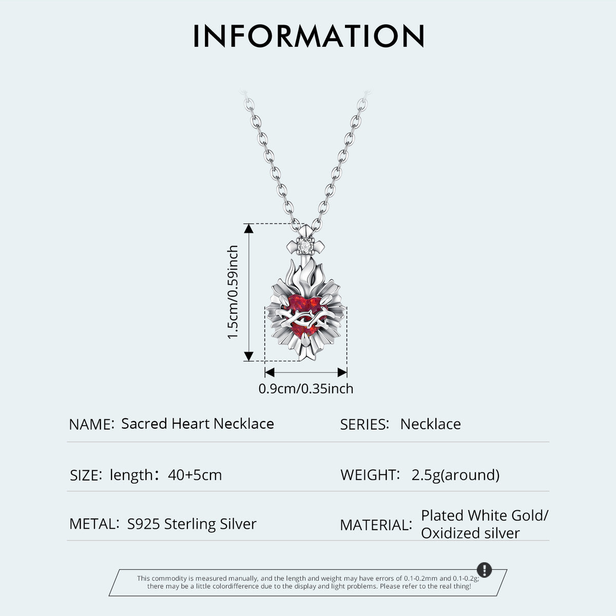 Sacred Heart Necklace