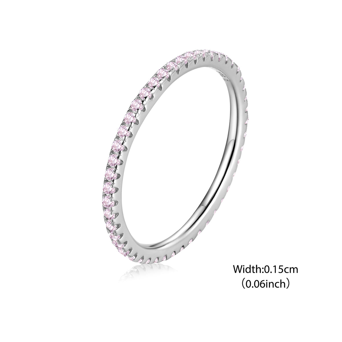 Dainty Pavé Stacking Ring