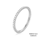 Dainty Pavé Stacking Ring