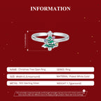 Christmas Tree Open Ring