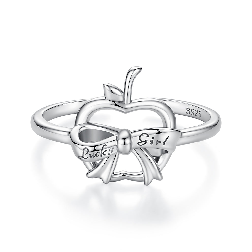 Apple Bow Open Ring