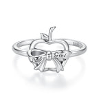 Apple Bow Open Ring