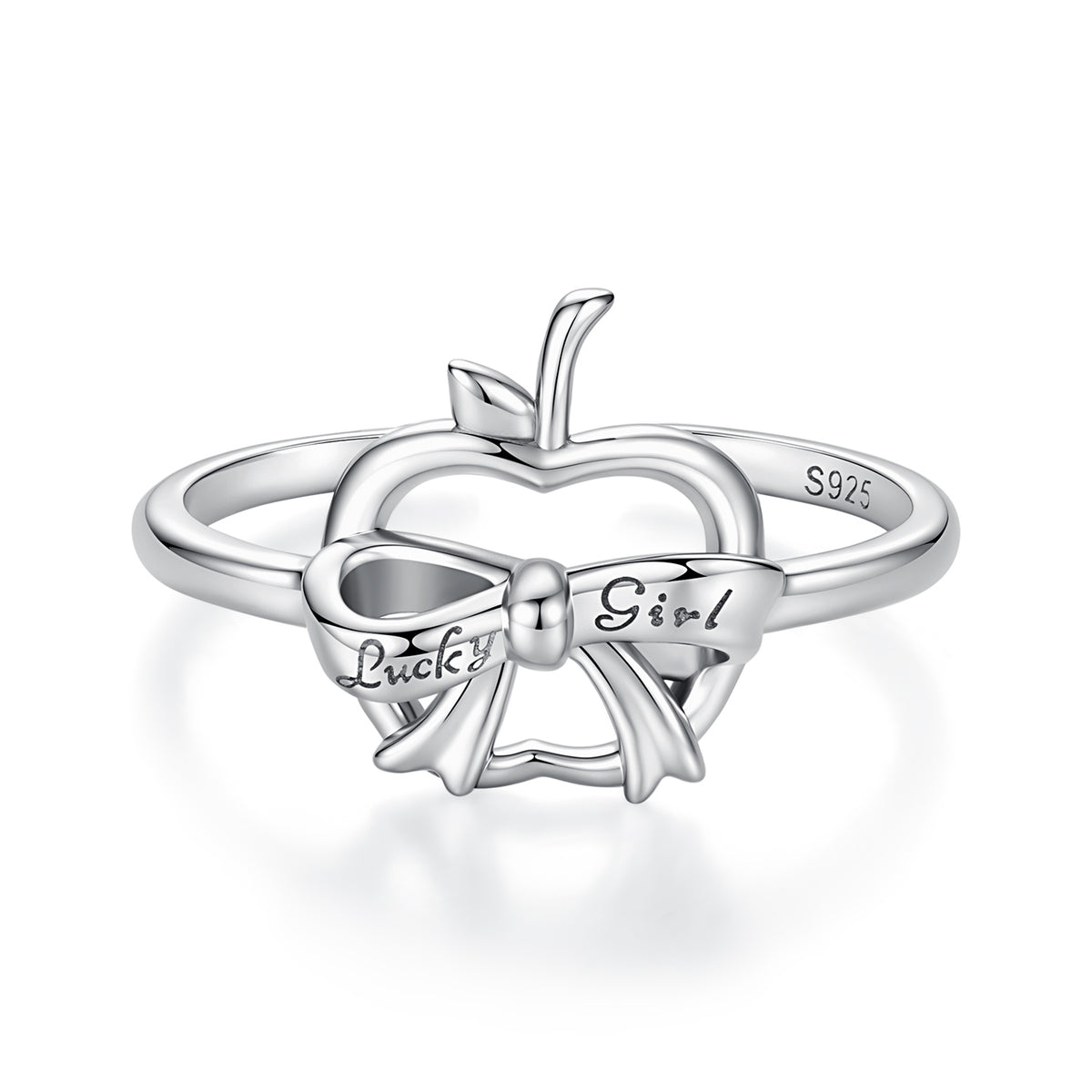 Apple Bow Open Ring