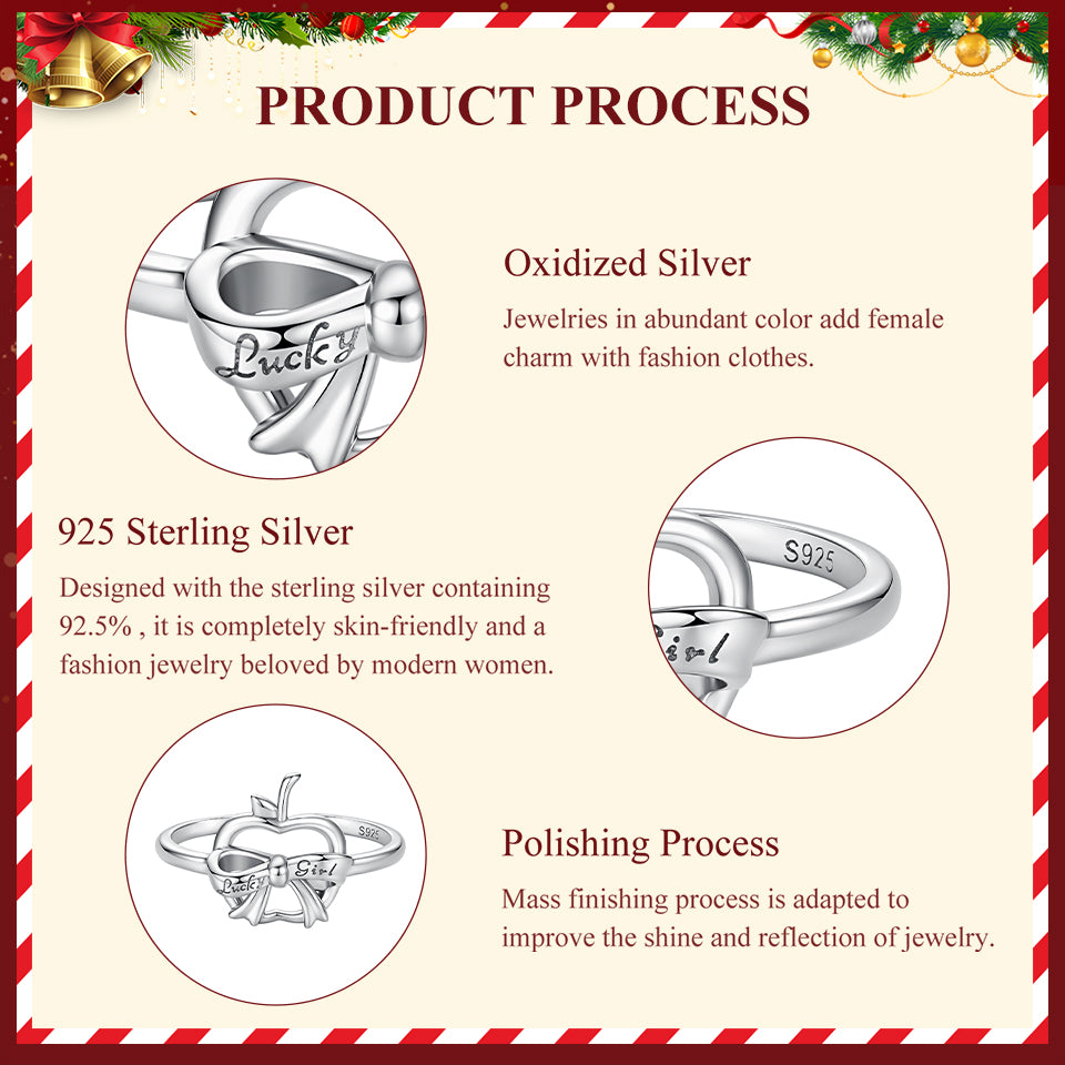 Apple Bow Open Ring