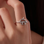 Apple Bow Open Ring