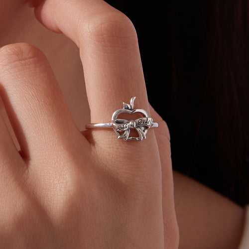 Apple Bow Open Ring