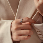 Colorful Dragonfly Open Ring