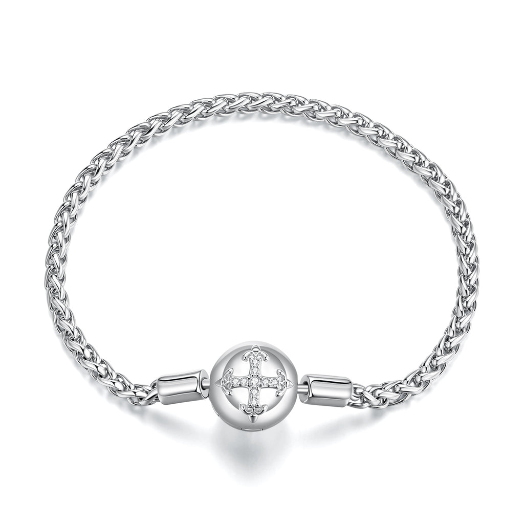 Cross Charm Base Bracelet