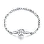 Cross Charm Base Bracelet