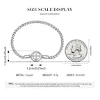 Cross Charm Base Bracelet