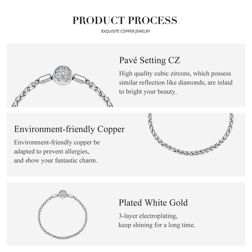 Clover Charm Base Bracelet