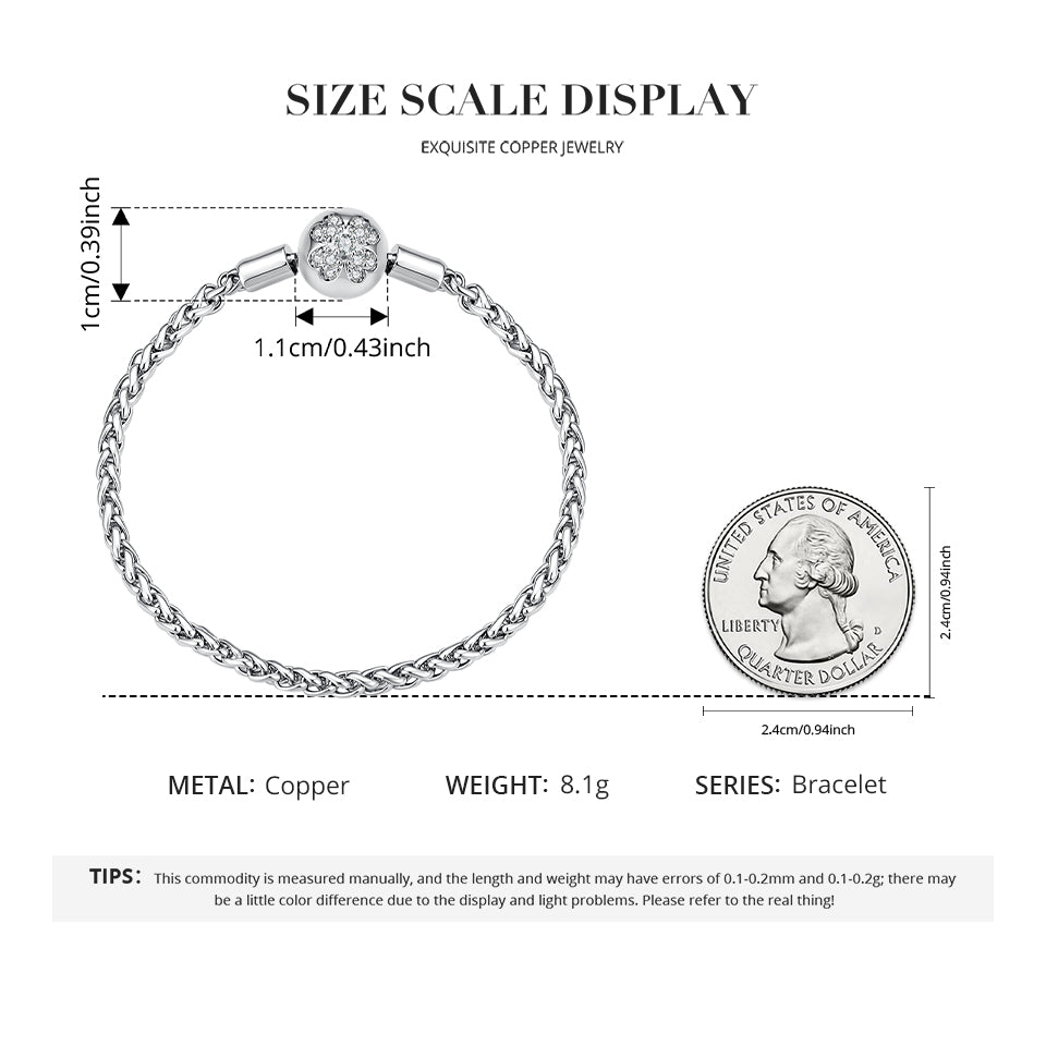 Clover Charm Base Bracelet