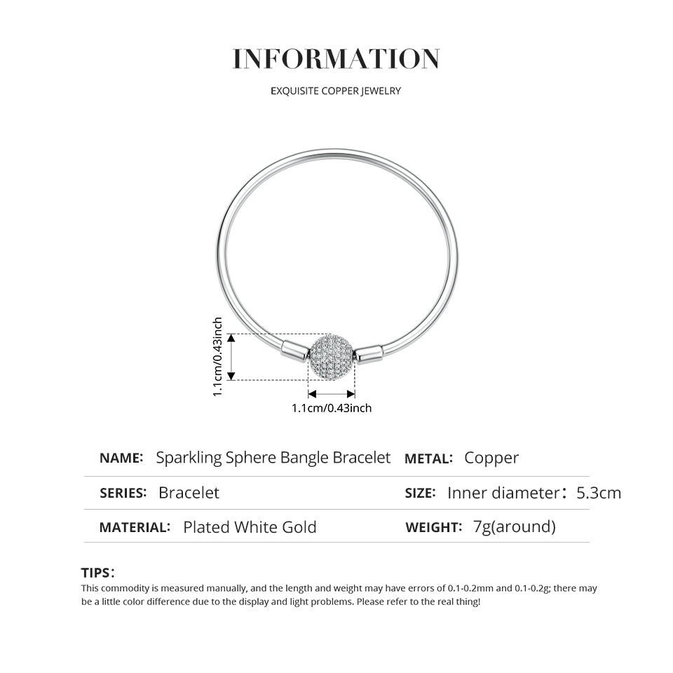 Pavé Ball Bangle