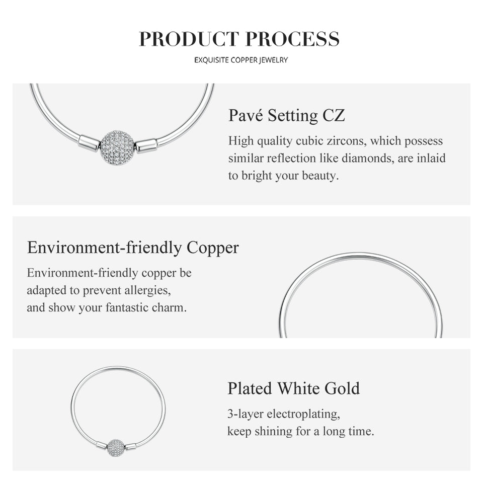 Pavé Ball Bangle