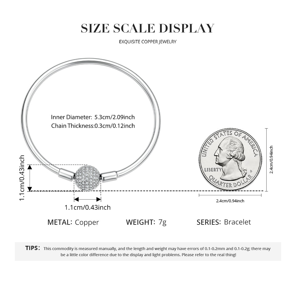 Pavé Ball Bangle