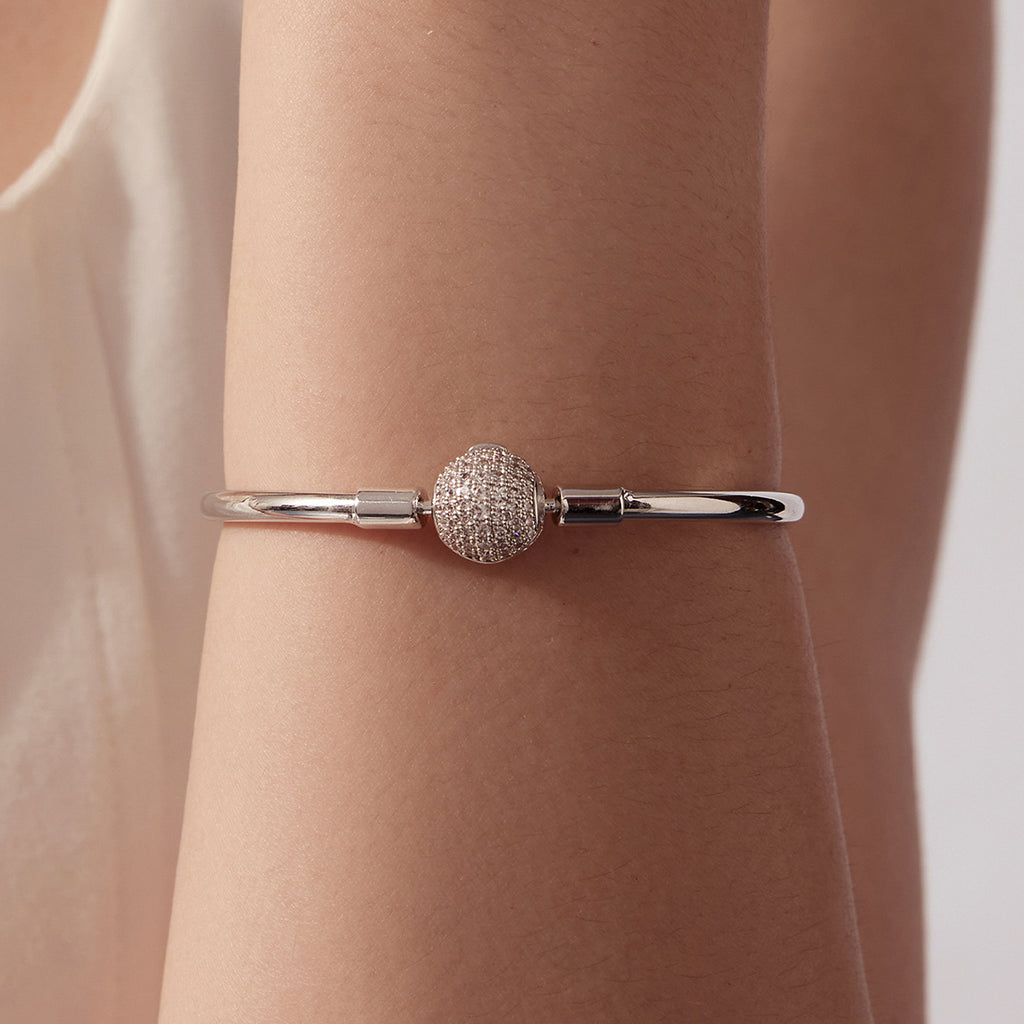 Pavé Ball Bangle