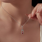 Skull Hourglass Charm
