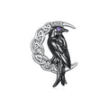 Moon Raven Charm