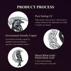 Moon Raven Charm