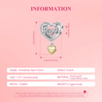 Friendship Heart Charm